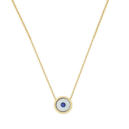 14K Gold Birthstone Necklace: Ethically Crafted | 14K Gold Birthstone Necklace - Ethical & Elegant